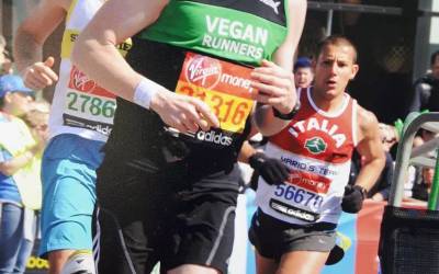 Simon, long distance vegan runner.